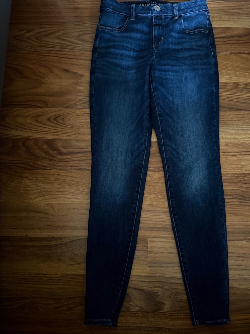 American Eagle Outfitters Navy Blue Women's Skinny Jeans